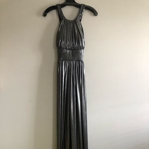 Metallic Prom Dress